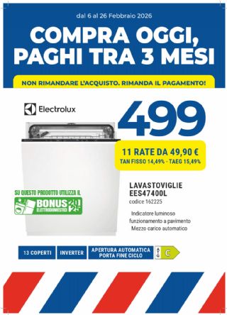 LAVASTOVIGLIE ELECTROLUX EES47400L